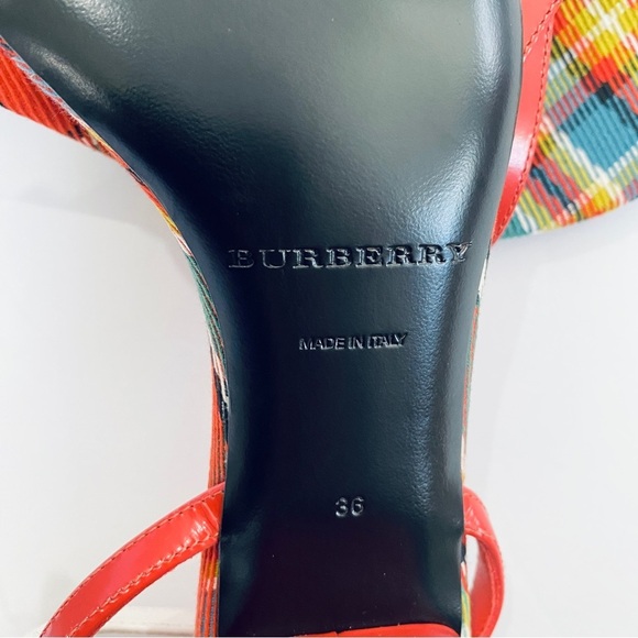Burberry Tartan two-tone sandal - Picture 5 of 10
